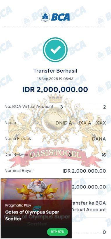 BUKTI JACKPOT OASISTOGEL