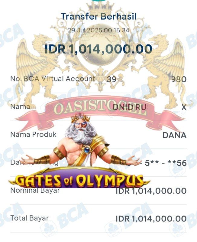 BUKTI JACKPOT OASISTOGEL