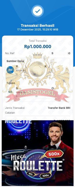 BUKTI JACKPOT OASISTOGEL