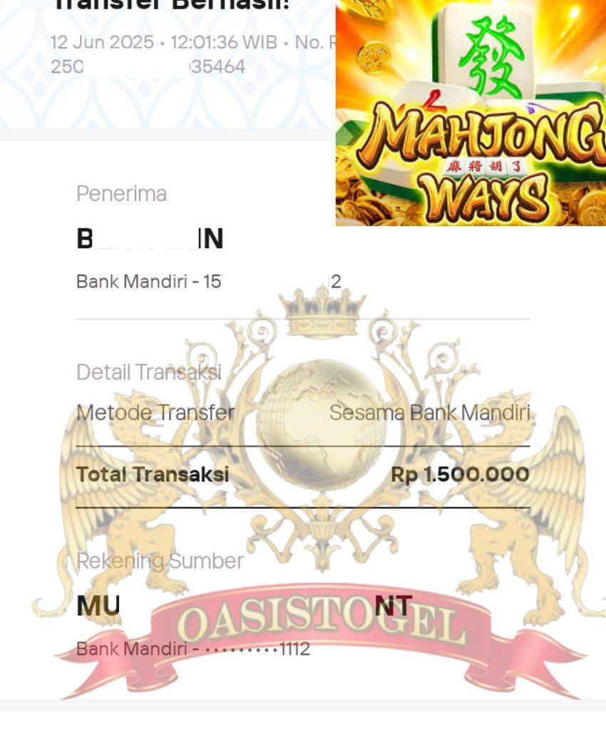 BUKTI JACKPOT OASISTOGEL