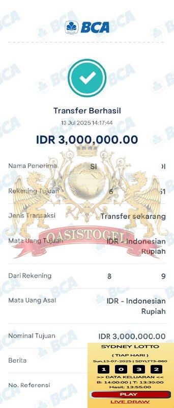 BUKTI JACKPOT OASISTOGEL