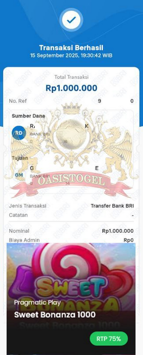 BUKTI JACKPOT OASISTOGEL