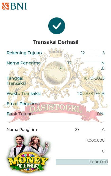 BUKTI JACKPOT OASISTOGEL