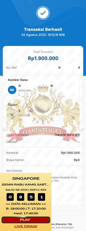 BUKTI JACKPOT OASISTOGEL