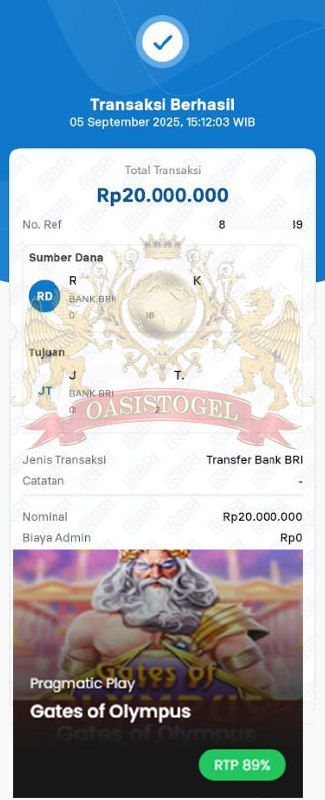 BUKTI JACKPOT OASISTOGEL