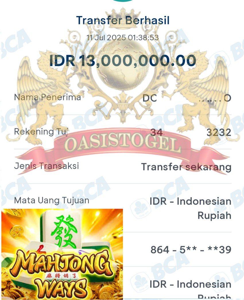 BUKTI JACKPOT OASISTOGEL