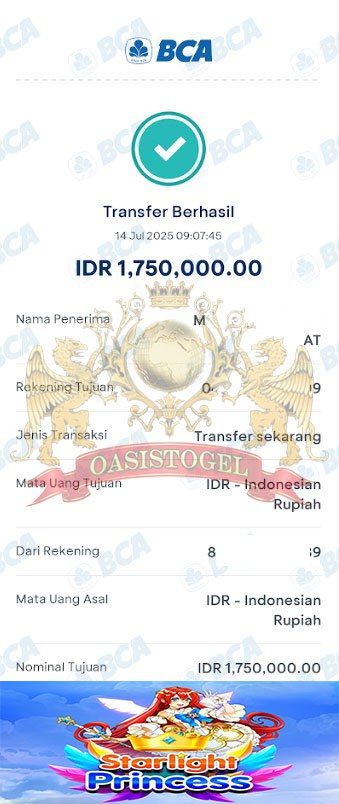 BUKTI JACKPOT OASISTOGEL