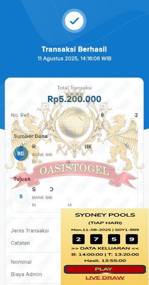 BUKTI JACKPOT OASISTOGEL