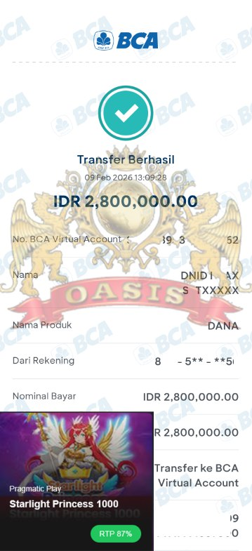 BUKTI JACKPOT OASISTOGEL