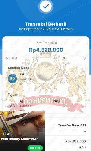 BUKTI JACKPOT OASISTOGEL