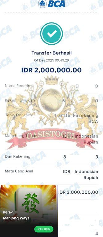 BUKTI JACKPOT OASISTOGEL