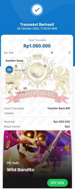 BUKTI JACKPOT OASISTOGEL