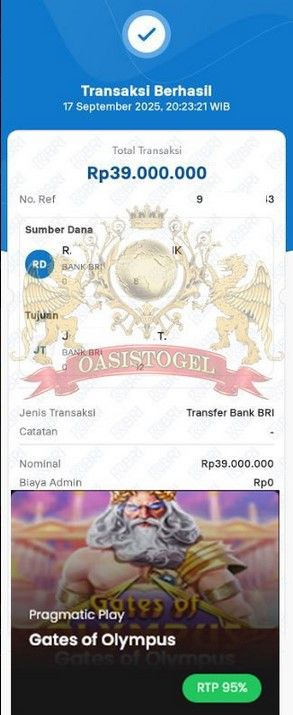 BUKTI JACKPOT OASISTOGEL