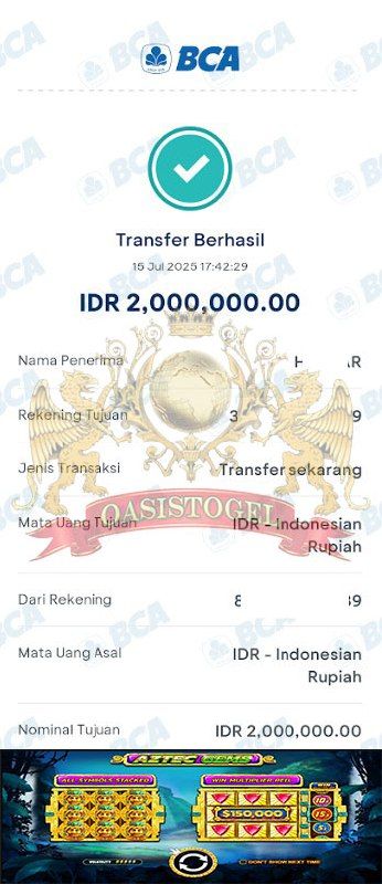 BUKTI JACKPOT OASISTOGEL
