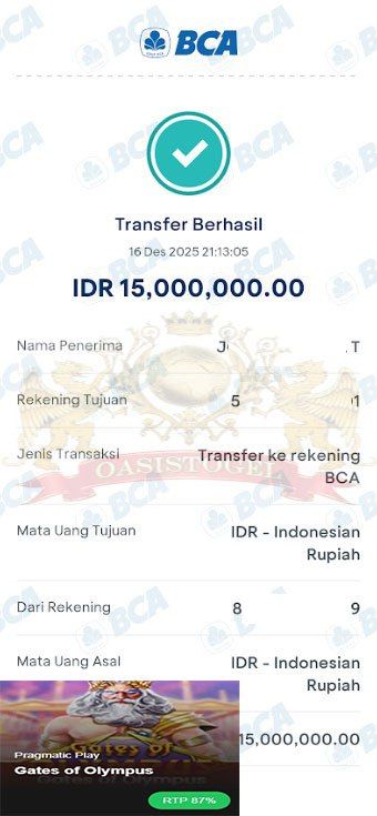 BUKTI JACKPOT OASISTOGEL