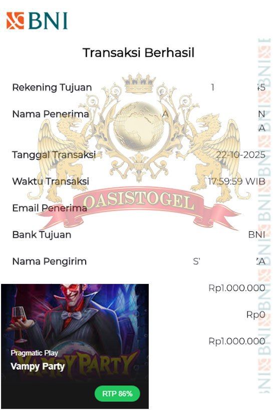 BUKTI JACKPOT OASISTOGEL