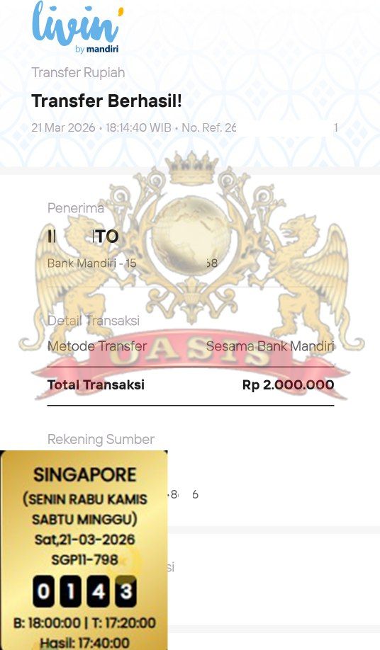 BUKTI JACKPOT OASISTOGEL