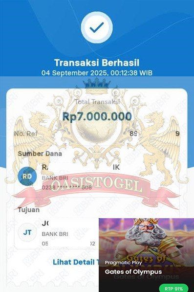 BUKTI JACKPOT OASISTOGEL