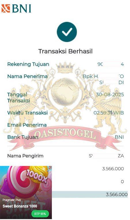 BUKTI JACKPOT OASISTOGEL
