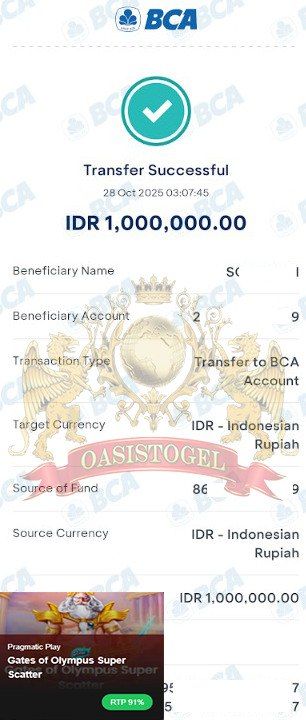 BUKTI JACKPOT OASISTOGEL