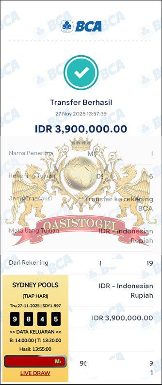 BUKTI JACKPOT OASISTOGEL