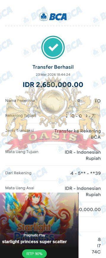 BUKTI JACKPOT OASISTOGEL