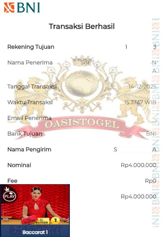 BUKTI JACKPOT OASISTOGEL