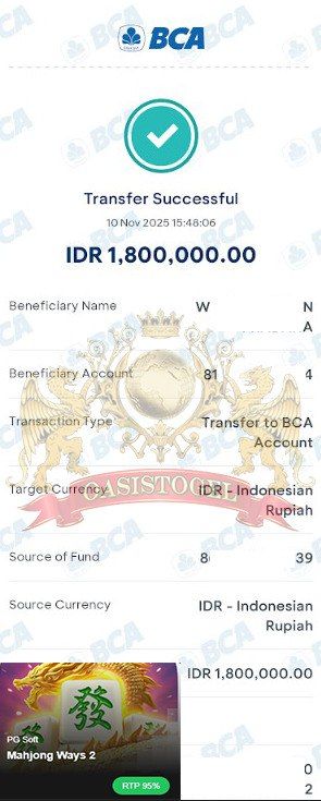 BUKTI JACKPOT OASISTOGEL