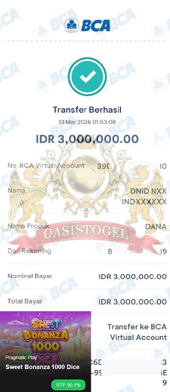 BUKTI JACKPOT OASISTOGEL