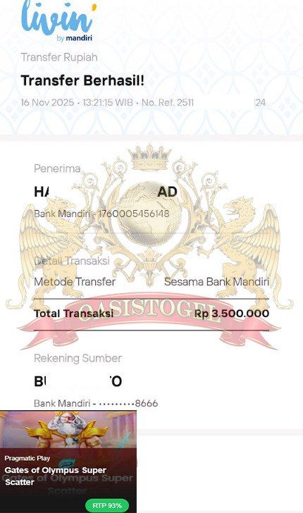 BUKTI JACKPOT OASISTOGEL