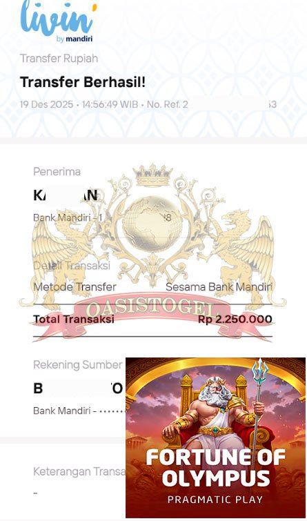 BUKTI JACKPOT OASISTOGEL