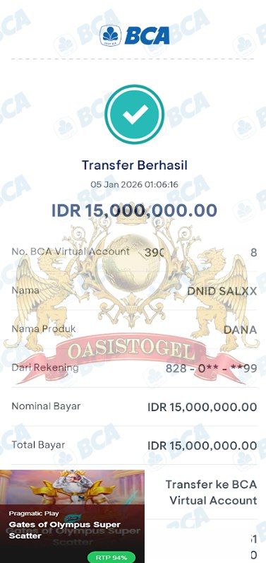 BUKTI JACKPOT OASISTOGEL