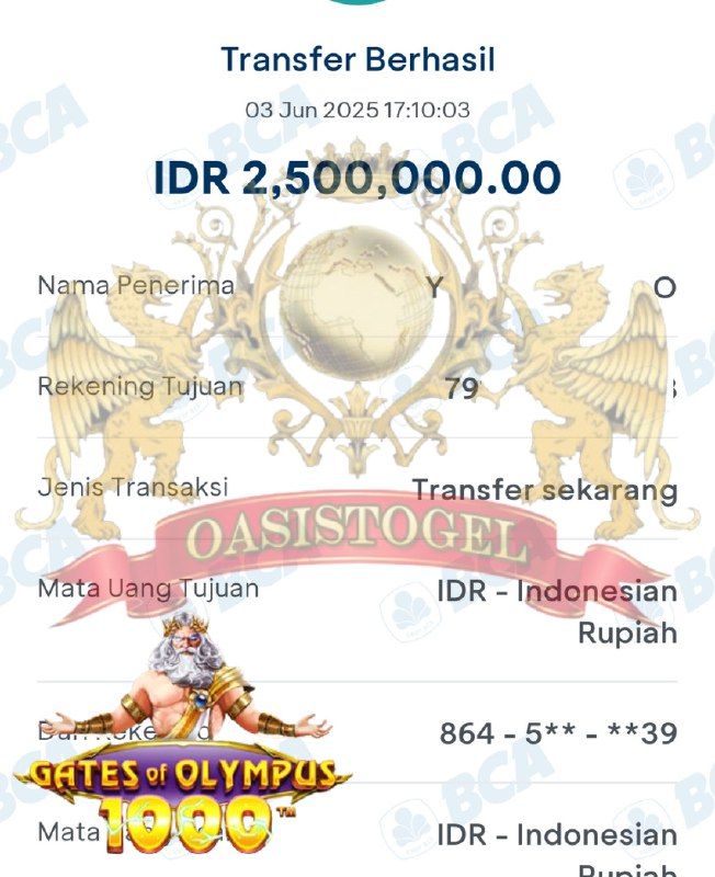 BUKTI JACKPOT OASISTOGEL