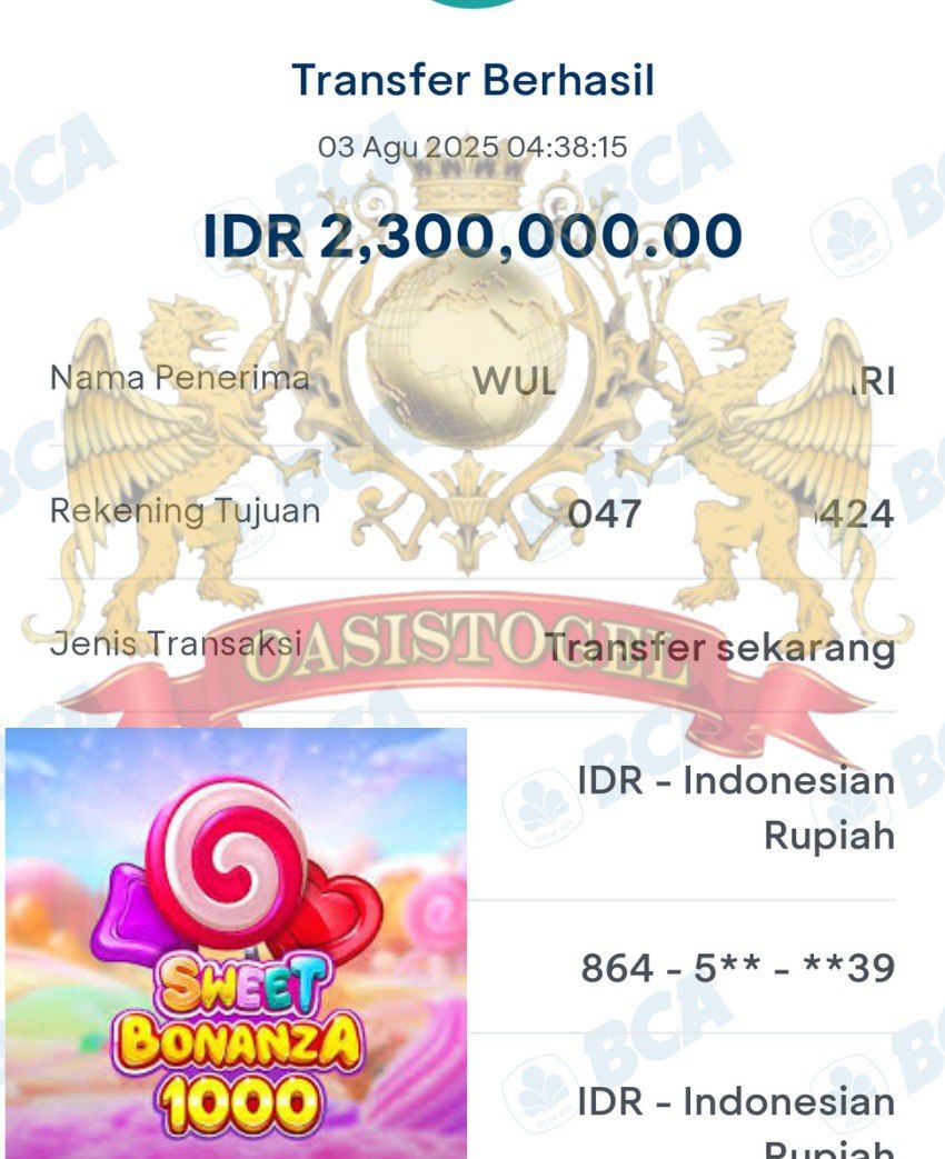 BUKTI JACKPOT OASISTOGEL