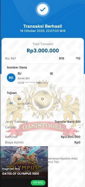 BUKTI JACKPOT OASISTOGEL