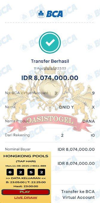 BUKTI JACKPOT OASISTOGEL