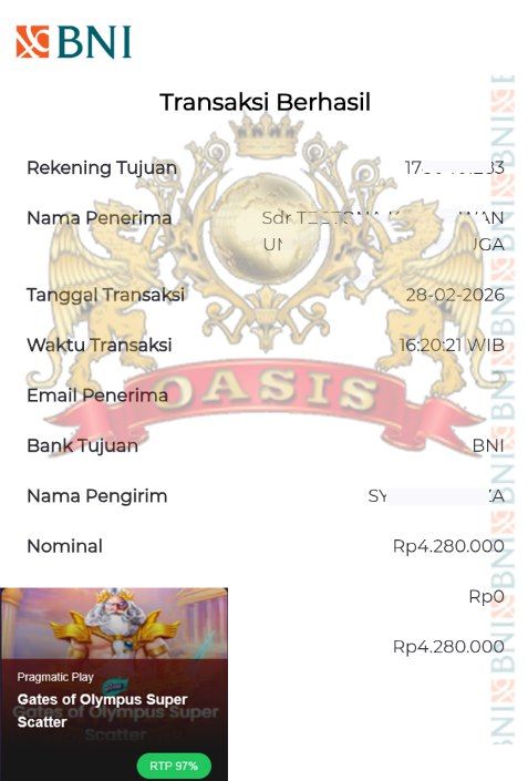 BUKTI JACKPOT OASISTOGEL