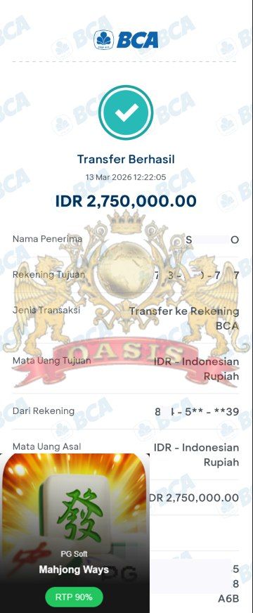 BUKTI JACKPOT OASISTOGEL