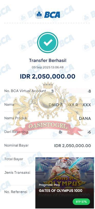BUKTI JACKPOT OASISTOGEL
