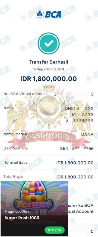 BUKTI JACKPOT OASISTOGEL