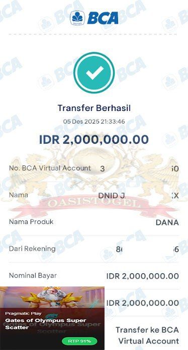 BUKTI JACKPOT OASISTOGEL