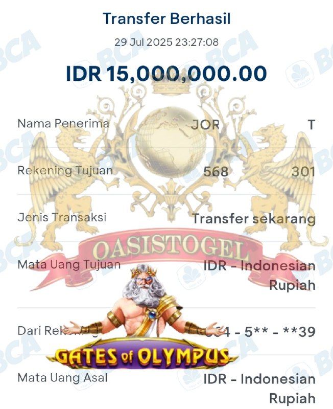 BUKTI JACKPOT OASISTOGEL