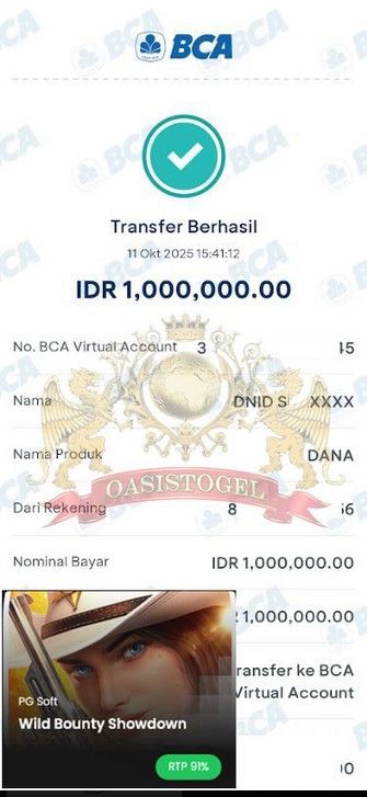 BUKTI JACKPOT OASISTOGEL