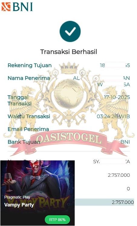 BUKTI JACKPOT OASISTOGEL