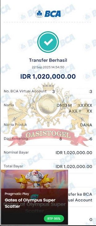 BUKTI JACKPOT OASISTOGEL
