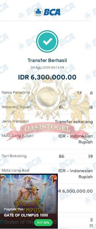 BUKTI JACKPOT OASISTOGEL