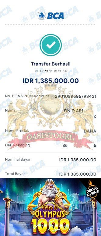 BUKTI JACKPOT OASISTOGEL