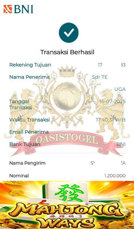 BUKTI JACKPOT OASISTOGEL