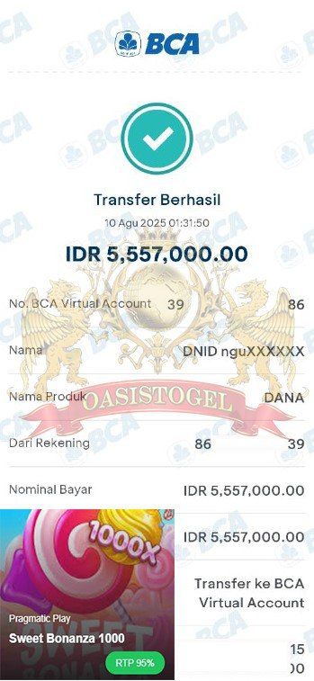 BUKTI JACKPOT OASISTOGEL