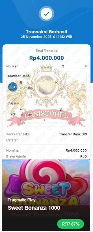 BUKTI JACKPOT OASISTOGEL